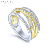 14KYW 0.62ctw Natural Diamond Ring
