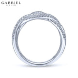 14KW 0.51ctw Natural Diamond Ring