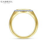 14KY 0.14ctw Natural Diamond Ring
