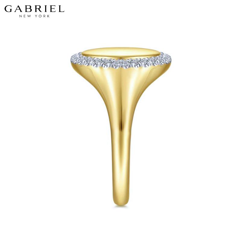 14KY 0.14ctw Natural Diamond Ring