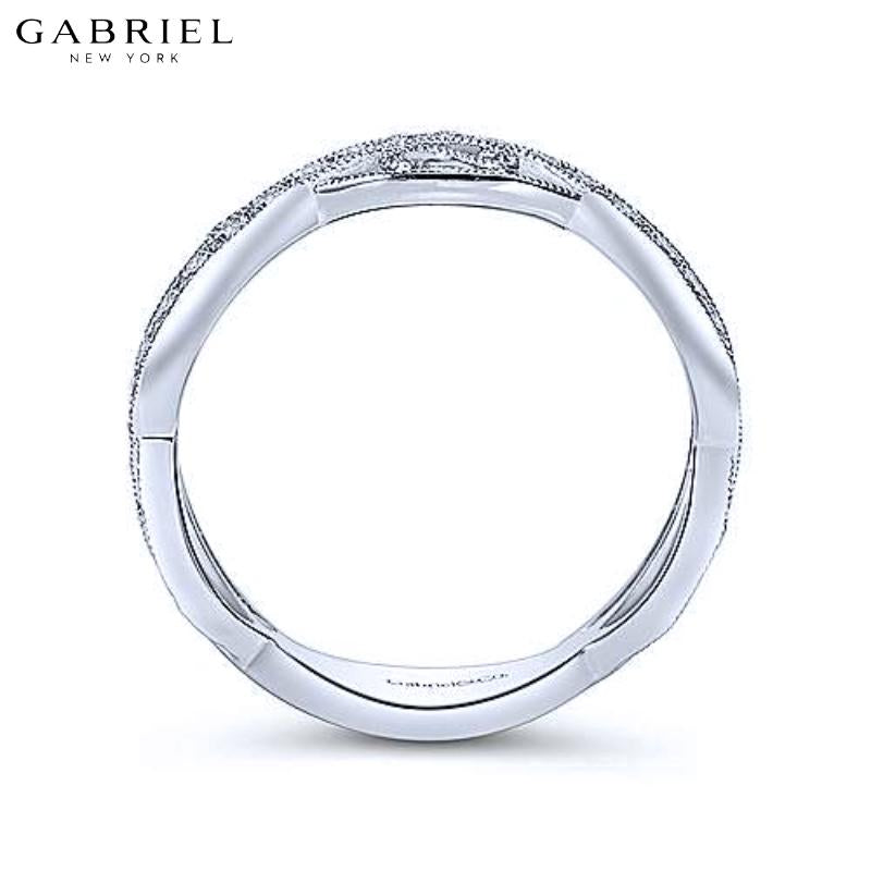 14KW 0.23ctw Natural Diamond Ring 4.2mm