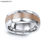 Rose Gold & Cobalt Ring 7mm