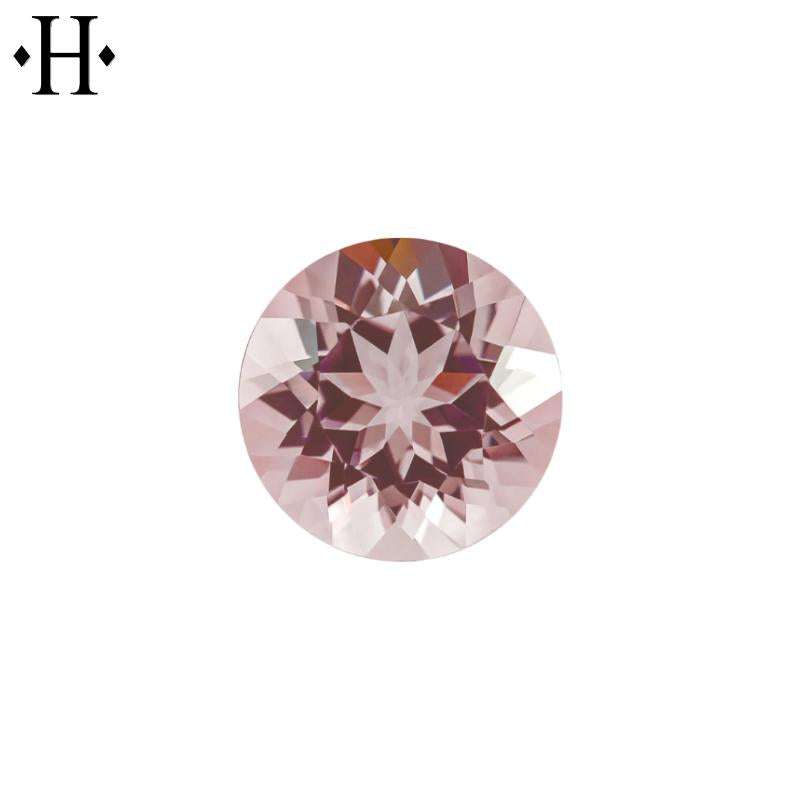 6.5mm Round Morganite AA