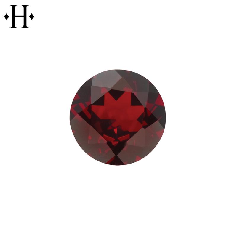 6.5mm Round Mozambique Garnet AA
