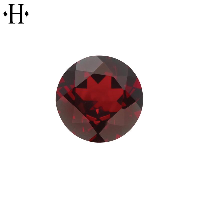 7.0mm Round Mozambique Garnet AA