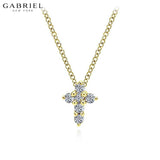 14KY 0.10ctw Natural Diamond Necklace