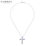14KW 0.09ctw Natural Diamond Necklace