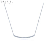14KW 0.18ctw Natural Diamond Necklace