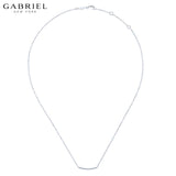 14KW 0.18ctw Natural Diamond Necklace