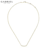 14KY 0.18ctw Natural Diamond Necklace