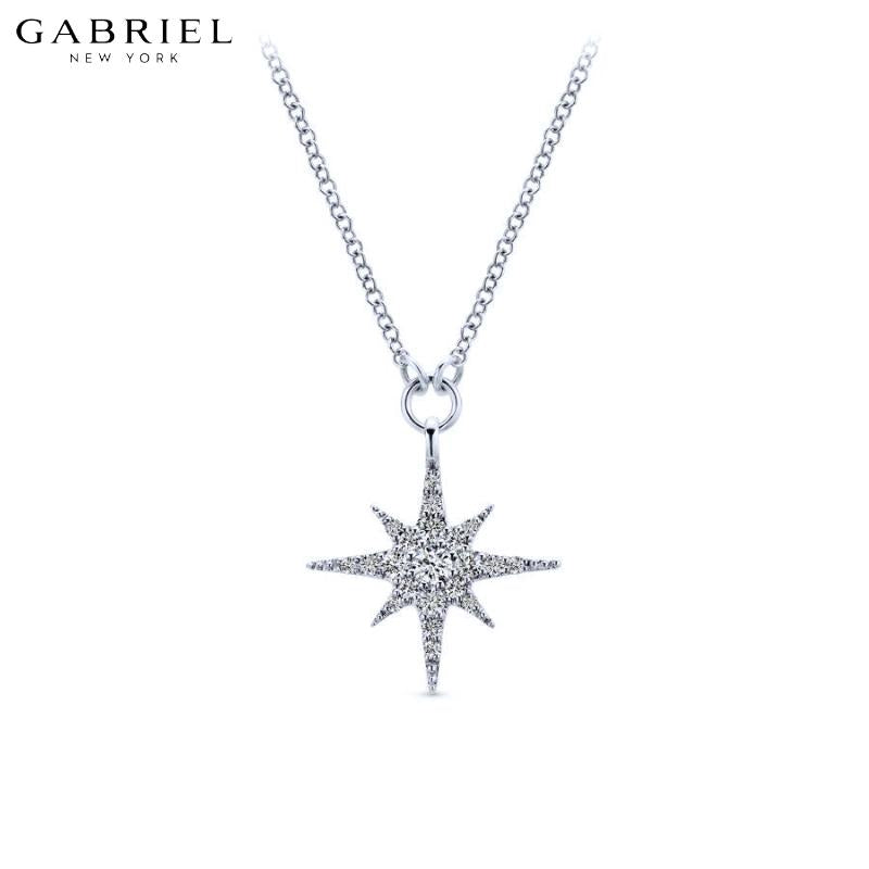 14KW 0.23ctw Natural Diamond Necklace