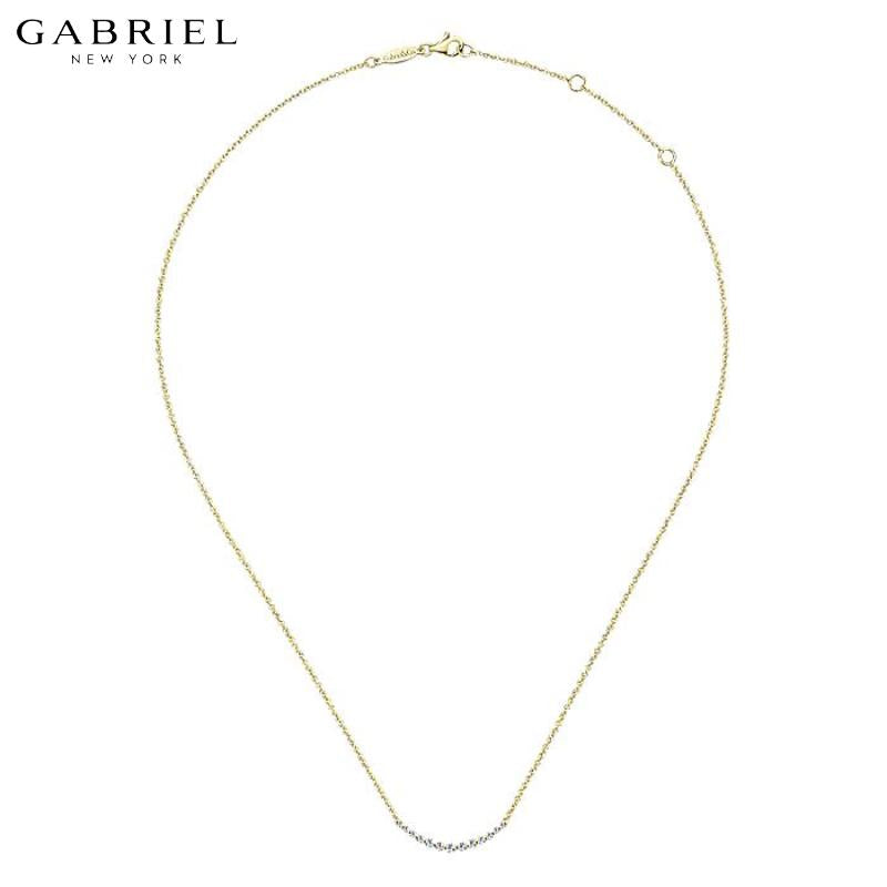 14KY 0.25ctw Natural Diamond Necklace