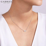 14KW 0.18ctw Natural Diamond Necklace