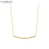 14KY 0.08ctw Natural Diamond Necklace