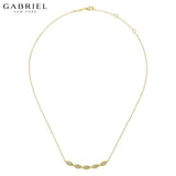 14KY 0.29ctw Natural Diamond Necklace