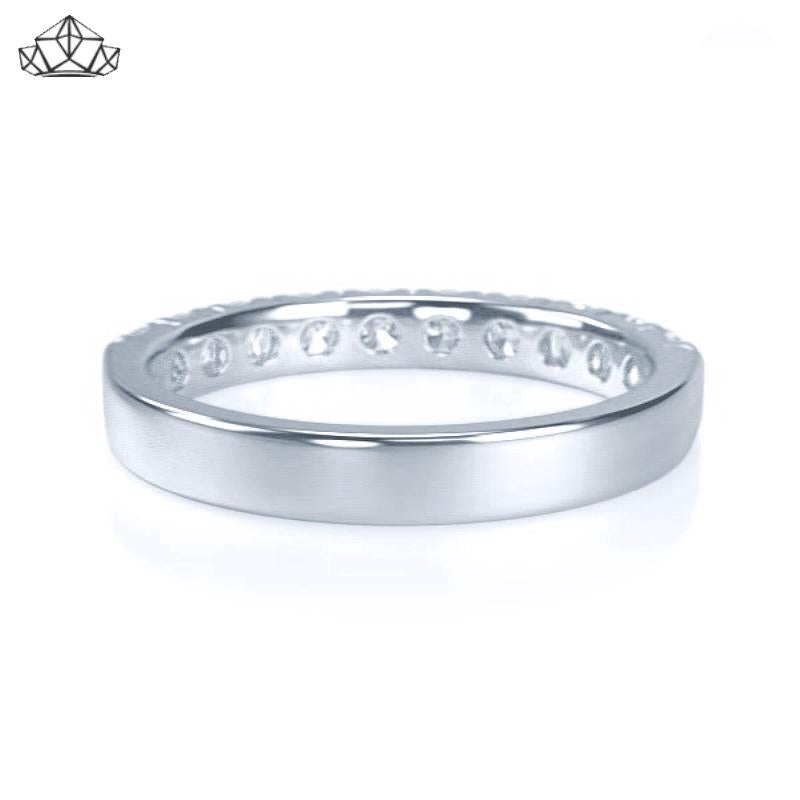 14KW 0.70ctw Natural Diamond Ring 3.0mm