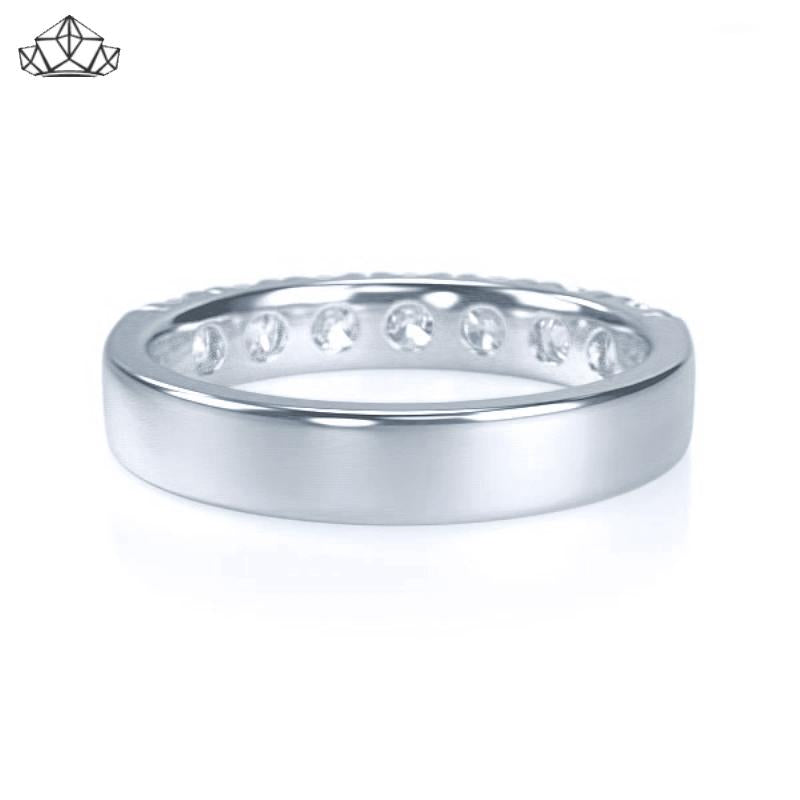 14KW 1.05ctw Natural Diamond Ring 4.0mm
