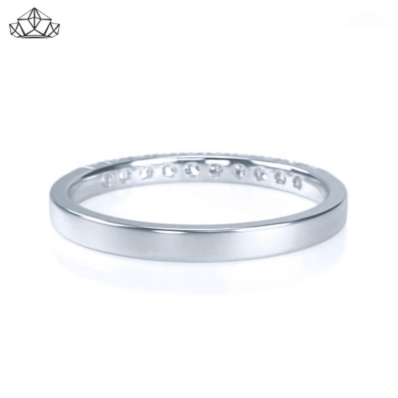 14KW 0.30ctw Natural Diamond Ring 2.0mm
