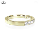 14KY 0.50ctw Natural Diamond Ring 2.5mm