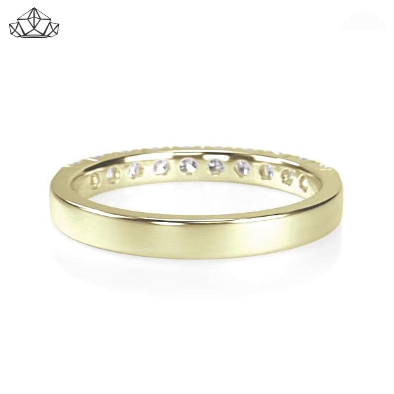 14KY 0.50ctw Natural Diamond Ring 2.5mm