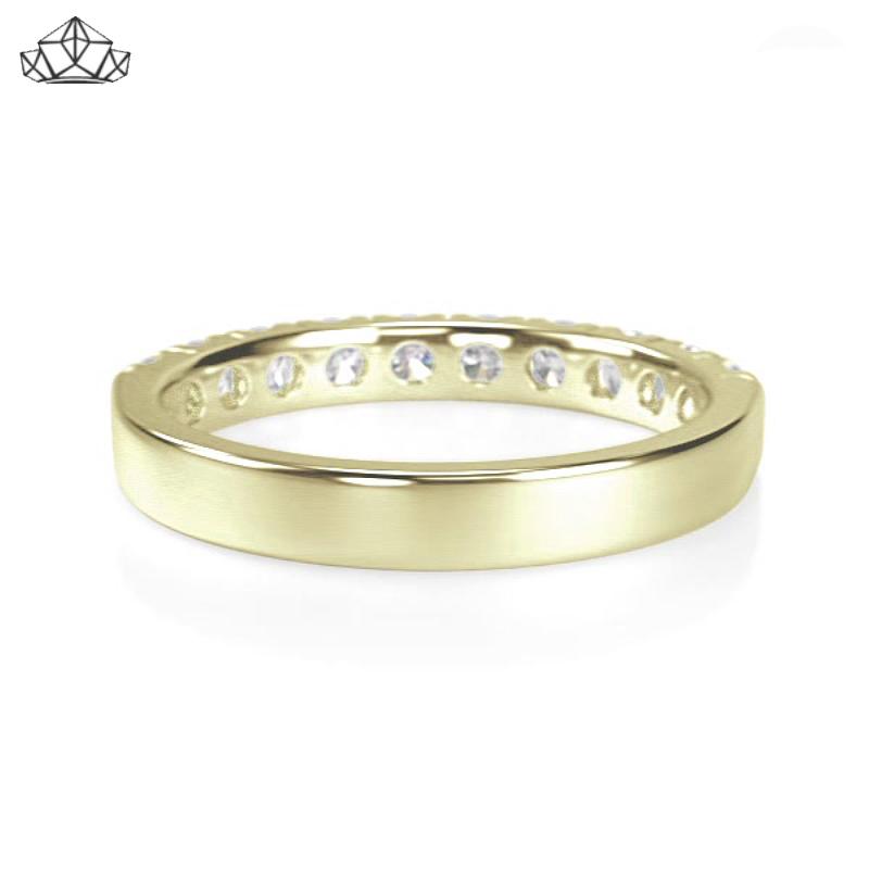 14KY 0.70ctw Natural Diamond Ring 3.0mm