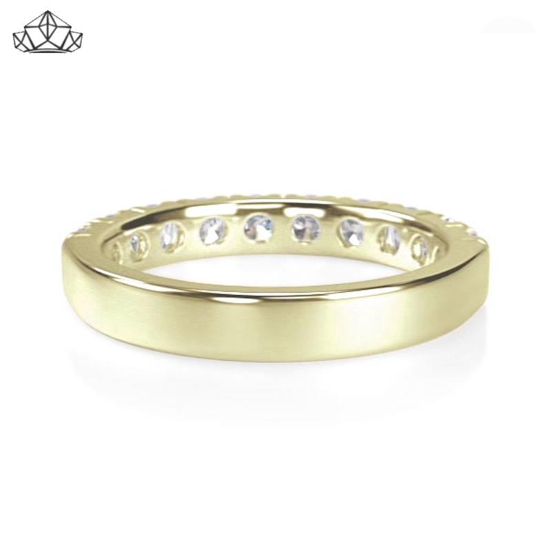 14KY 1.00ctw Natural Diamond Ring 3.5mm