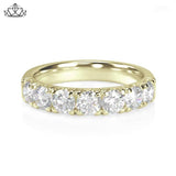 14KY 1.05ctw Natural Diamond Ring 4.0mm