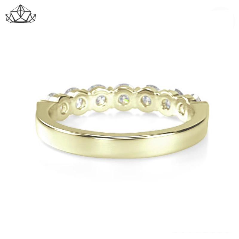14KY 1.05ctw Shared Prong Natural Diamond Ring 4.0mm