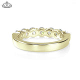 14KY 1.40ctw Shared Prong Natural Diamond Ring 4.5mm