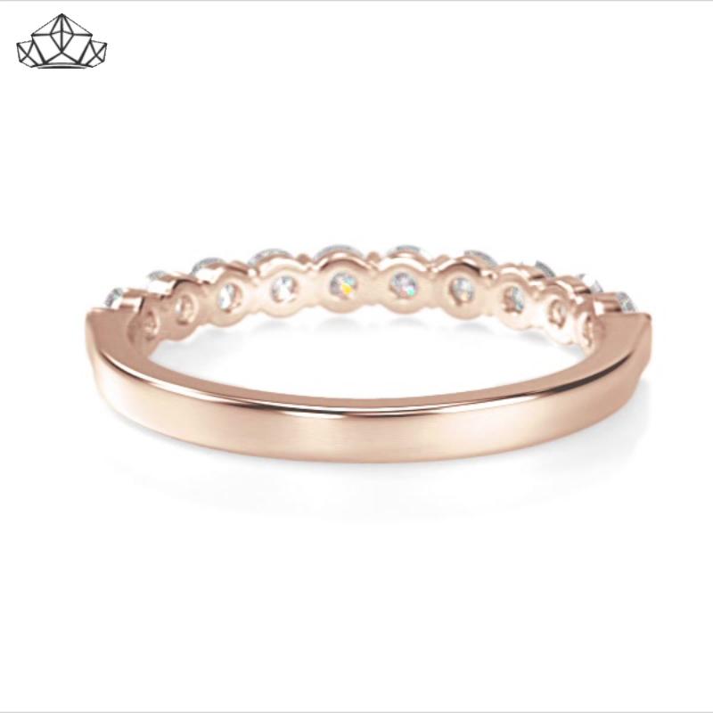 14KR 0.70ctw Shared Prong Natural Diamond Ring 3.0mm