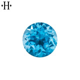 7.0mm Round Swiss Blue Topaz AA