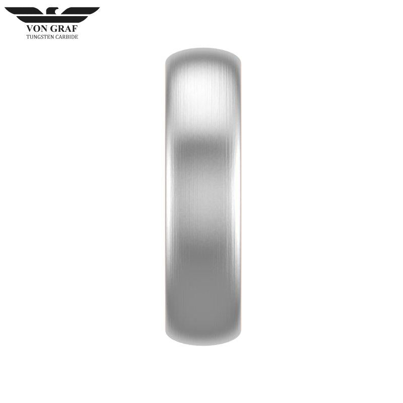 Tungsten Carbide Luxury Fit Ring 6mm