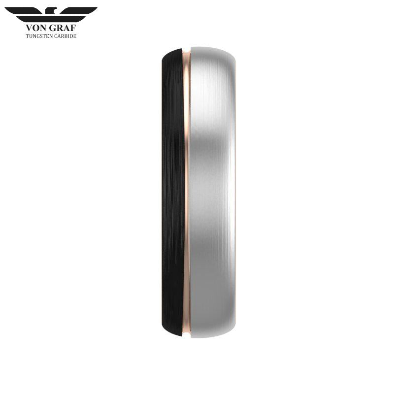 Tungsten Carbide Luxury Fit Ring 6mm