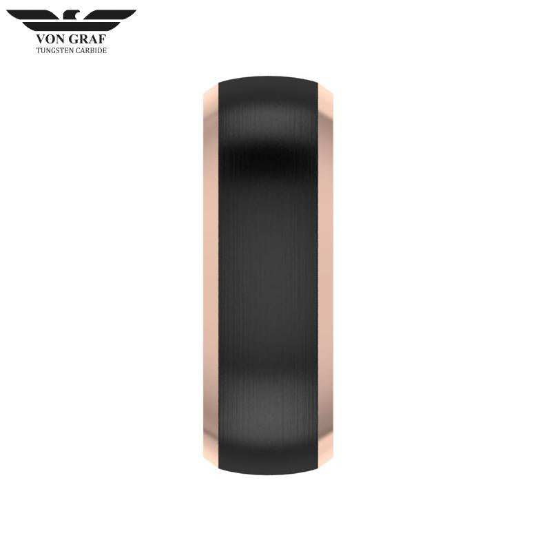 Tungsten Carbide Luxury Fit Ring 8mm