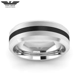 Tungsten Carbide Luxury Fit Ring 8mm
