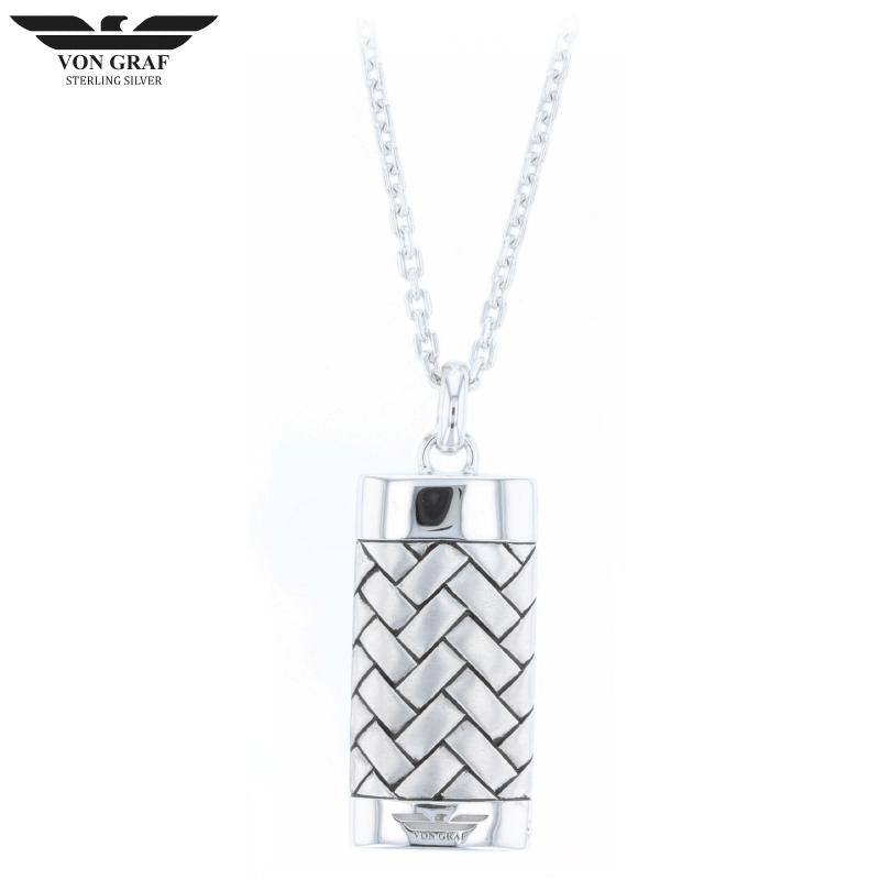 Sterling Silver Dog Tag Necklace