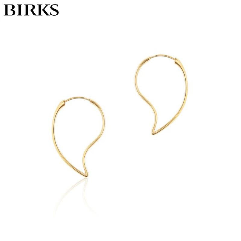 18KY Birks Petale Earrings