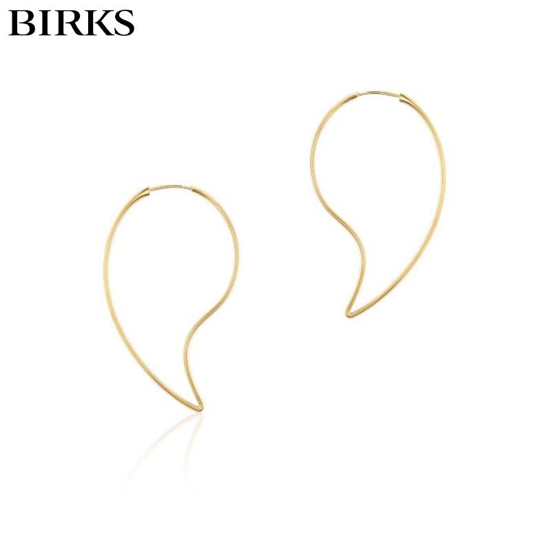18KY Birks Petale Earrings