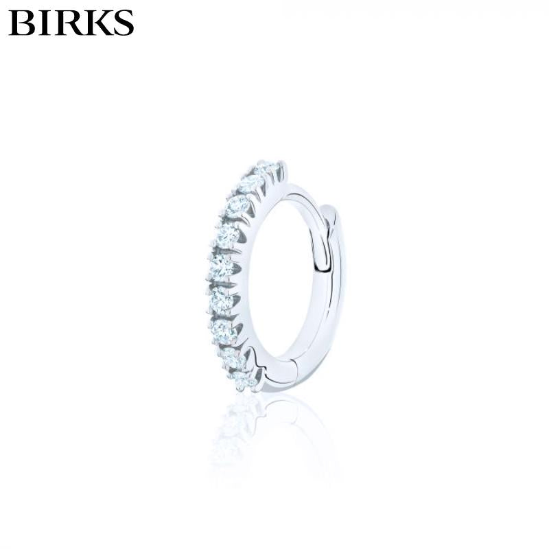 18KW Birks Rosée Du Matin Diamond Single Earring