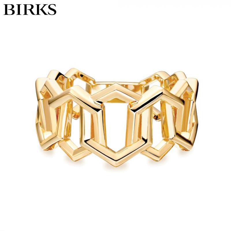 18KY Birks Bee Chic Ring size 7