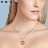 18KY Birks Bee Chic Diamond Necklace