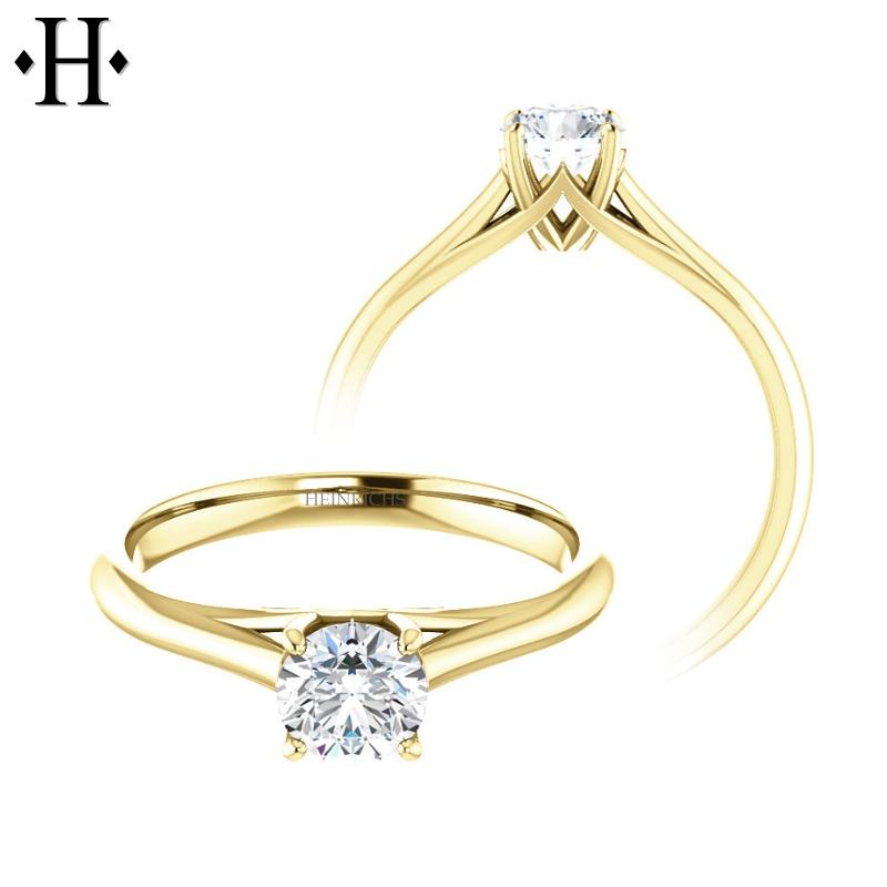 14KY 0.50ct Natural Diamond Ring