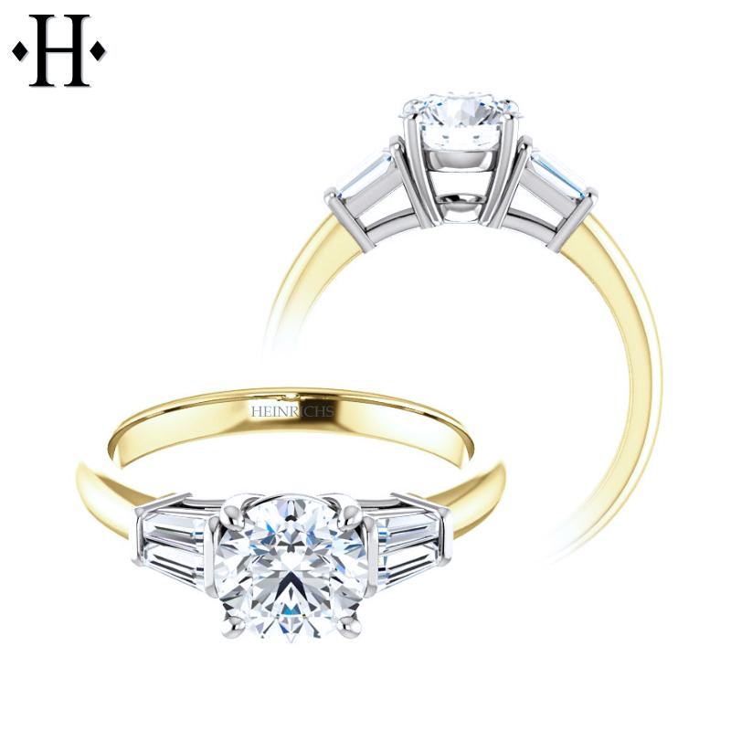 14KYW Customizable Diamond Ring