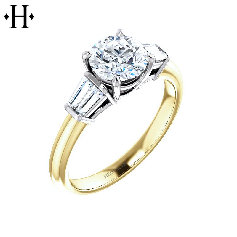 14KYW Customizable Diamond Ring