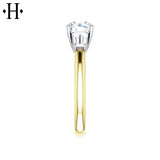 14KYW Customizable Diamond Ring