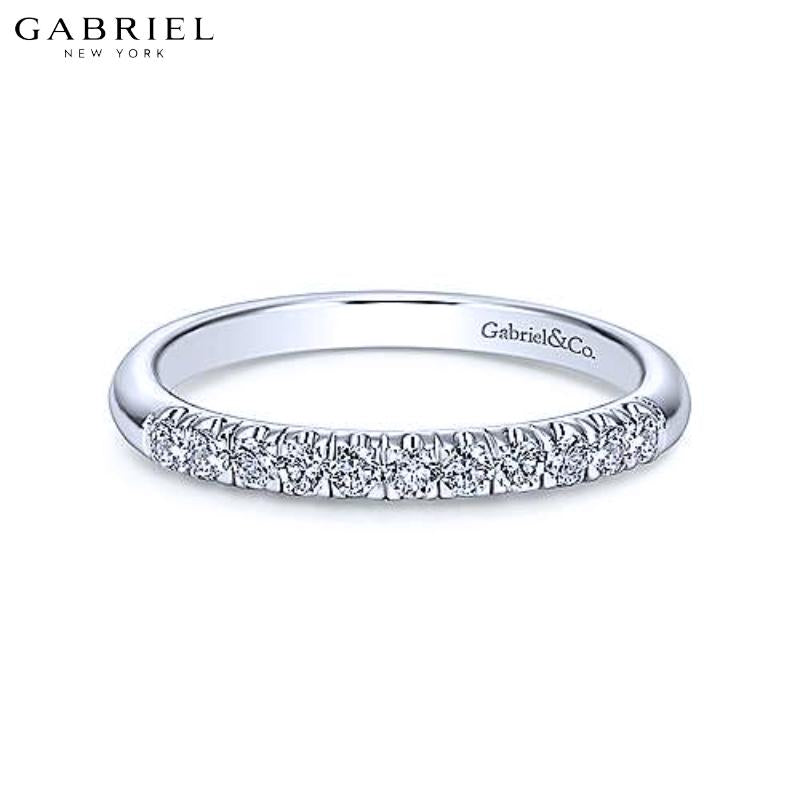 Platinum 0.20ctw Natural Diamond Ring 2.4mm