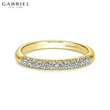 14KY 0.20ctw Natural Diamond Ring 2.4mm