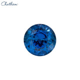 6.5mm Round Lab Grown Blue Sapphire