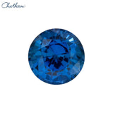 8.0mm Round Lab Grown Blue Sapphire