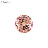 6.0mm Round Lab Grown Champagne Sapphire